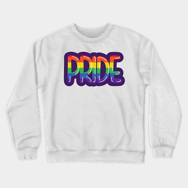 Pride in lgbt pride month Crewneck Sweatshirt by MerchByThisGuy